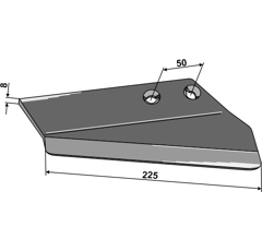 Aileron droite S 005 141 90004088 adaptable 