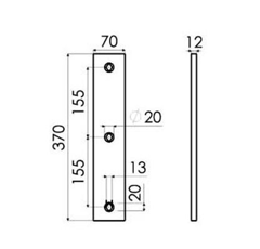 Contre-sep reversible Kuhn 279152 adaptable