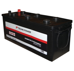 Batterie tracteur 12v 155Ah 900A + à gauche | TECHNI-POWER