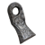 Couteau-Y pour broyeur 100x45mm NICOLAS 112706 adaptable 
