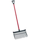 Pferdedunggabel Metall komplett mit Stiel