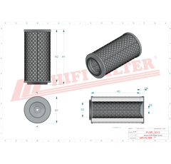 Filtre à air adaptable HIFI FILTER SA16523