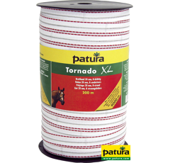 Ruban tornado xl 20 mm - rouleau 200 / 400 m - PATURA