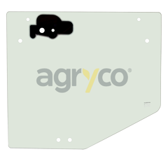 Vitre arrière plate - teintée pour téléscopique MANITOU 704651 adaptable