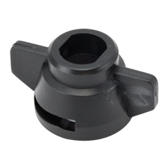 Ecrou buse + joints 11 mm entre méplats noir | HARDI