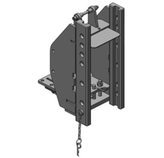 Lagerbock HVLB,W= 225 S32,John Deere 4M, Grün, Scharmüller