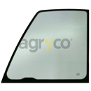 Vitre de porte supérieure - gauche - plate - teintée pour téléscopique JCB 333/D6291 adaptable