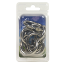 Anneaux nasals en acier nickelé pour porc KAMER (Vendu par 10)