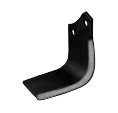 Lame gauche 175 x 80 x 7 mm pour Fraise/Rotavator MASCHIO/GASPARDO 02108431 adaptable - Blacksteel©