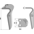 Dent gauche pour herse rotative PEGORARO 008076 adaptable 