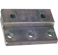 Plaque coulissante 200 x 130 mm pour déchaumeur KVERNELAND adaptable