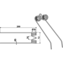 Dent de fenaison pour presse à balle CLAAS 8072971 adaptable - BlackSteel©