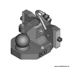 Kugeleinsatz Kugel 80,W= 311 S30, AGCO-Grau  