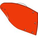 Streichblech rechts für Pflug NIEMEYER 200052 Nachbau