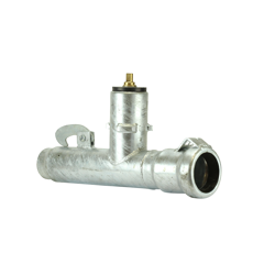 Té hydrant VBZ 4" x 4" - AL-FA mâle et femelle