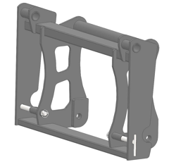 Interface d'accroche pour télescopique JCB QFIT adaptable