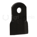 Couteau droit pour broyeur 120x60mm ZAPPATOR adaptable 