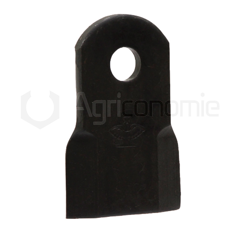 Couteau droit pour broyeur 120x60mm ZAPPATOR adaptable 