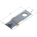 KM-Klinge gekröpft 98x40x3 mm LochØ: 19 mm 98PN Galfré Nachbau 