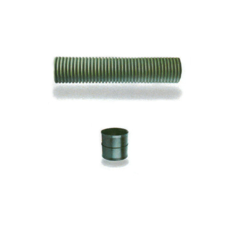 Extension de tube 1 m non perforée avec connecteur - POLYCOOL