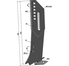 Dent pour décompacteur GREAT PLAINS P15055 adaptable - Blacksteel©