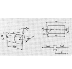Feu avant gauche pour tracteur FIAT/SOMECA 9958318 adaptable - COBO