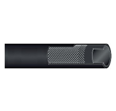 Tuyau CAOUTCHOUC noir 15 bars tressé - 40 m spécial air comprimé