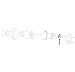 Pignon planétaire pour tracteur CASE IH 044084R1 adaptable