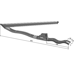 Releveur d'épis ASX127 pour NEW HOLLAND 89815614 adaptable - BlackSteel©