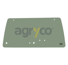 Vitre arrière bombée - teintée pour téléscopique MANITOU 601329 adaptable