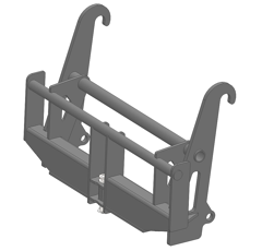 Interface pour télescopique JCB Q FIT/MERLO adaptable