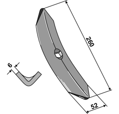 Soc 260 mm adaptable 