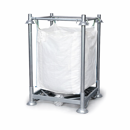 Support pour big bag en acier galvanisé | Gerbable, robuste, capacité 2 tonnes