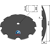 Disque crénelé ∅610x5 pour cover crop SIMBA P00276 adaptable - Blacksteel©
