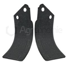 Lame droite 195 x 80 x 110 x 8 mm pour fraise FERRARI adaptable