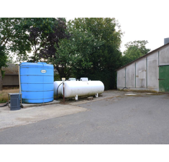 Cuve de stockage d'eau verticale en PE 10000 L - RENSON