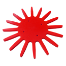 Étoile à doigts 370mm pour bineuse KULT KRESS K.FH 206 adaptable - BlackSteel©