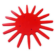 Étoile à doigts 370mm pour bineuse KULT KRESS K.FH 206 adaptable - BlackSteel©