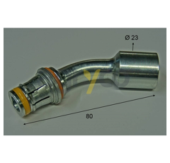 Raccord pour téléscopique MERLO 107724 adaptable