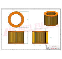 Filtre d'aération adaptable HIFI FILTER SA12512