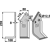 Lame gauche pour Fraise/Rotavator PEGORARO 1676 adaptable - 