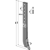 Dent pour semoir VÄDERSTAD 428578 adaptable