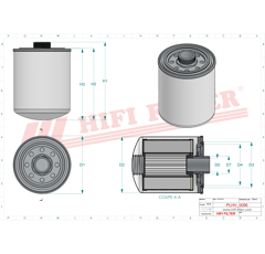 Filtre hydraulique adaptable HIFI FILTER SH62032