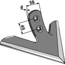 Gänsefussschar 300mm Clemens Nachbau 1018031