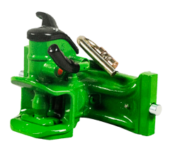 Zugmaul automatisch,W= 390 S32, Ø 38 mm Bolzen, John Deere grau   