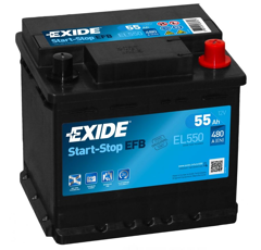 Batterie 12 V 55 AH EL550 Exide