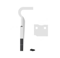 Dents De Herses gauche HOWARD HK30 182939 adaptable 90mm carbure