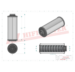 Filtre hydraulique adaptable HIFI FILTER SH63370