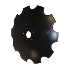 Disque crénelé ∅520x6 pour déchaumeur adaptable - Blacksteel©