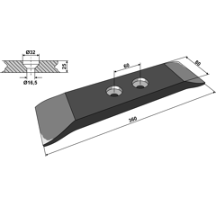 Tiefenlockererscharspitze 140028M Dondi Nachbau